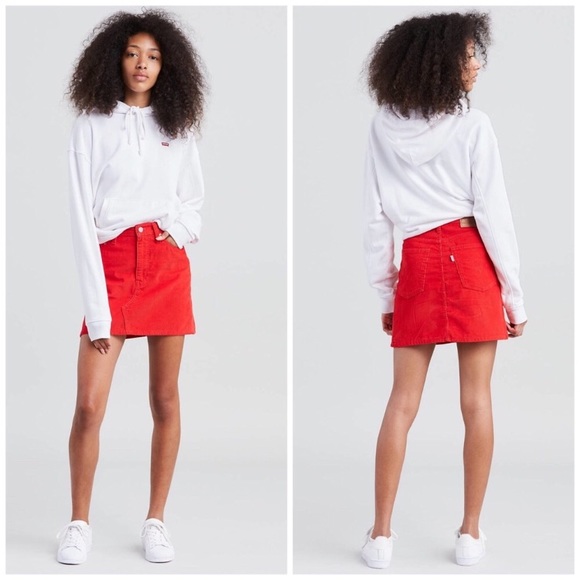 Levi's Dresses & Skirts - NWT Levi’s reconstructed corduroy skirt S 25